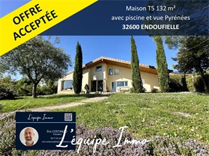 maison-villa à la vente -   32600  L'ISLE-JOURDAIN, surface 132 m2 vente maison-villa - APR685996